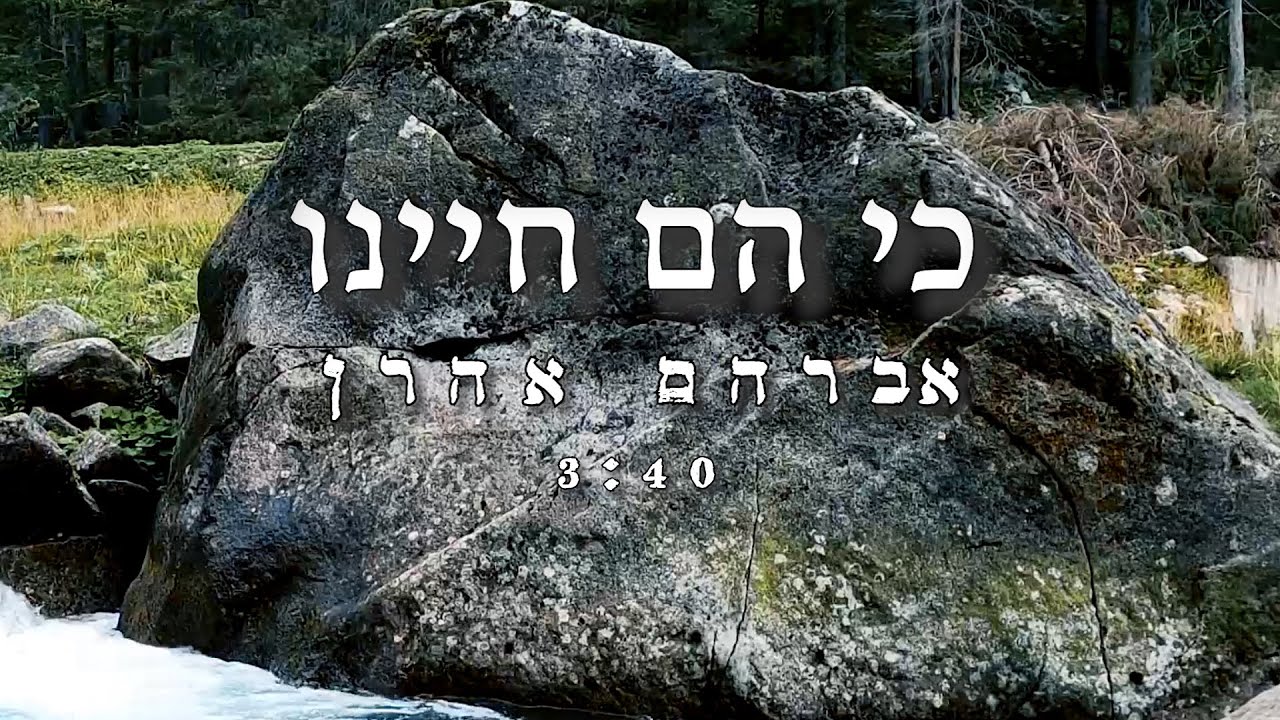 אברהם אהרן - כי הם חיינו