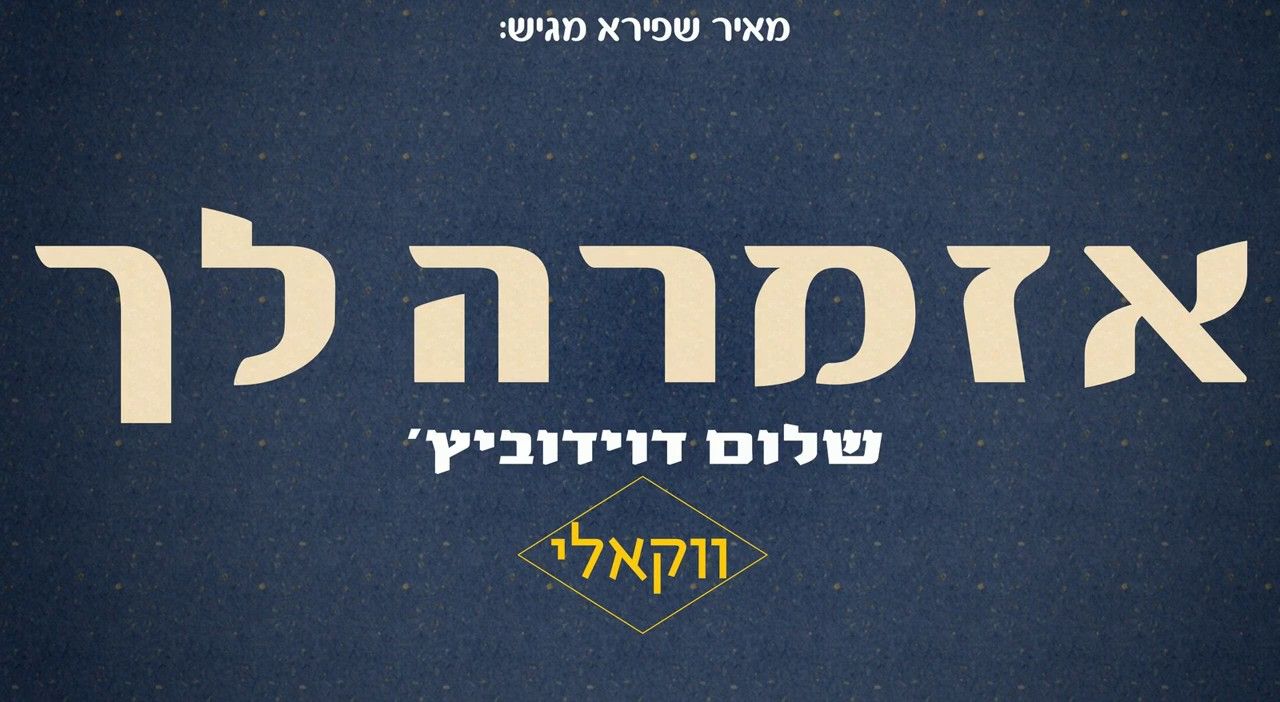 שלום דוידוביץ' - אזמרה לך - ווקאלי